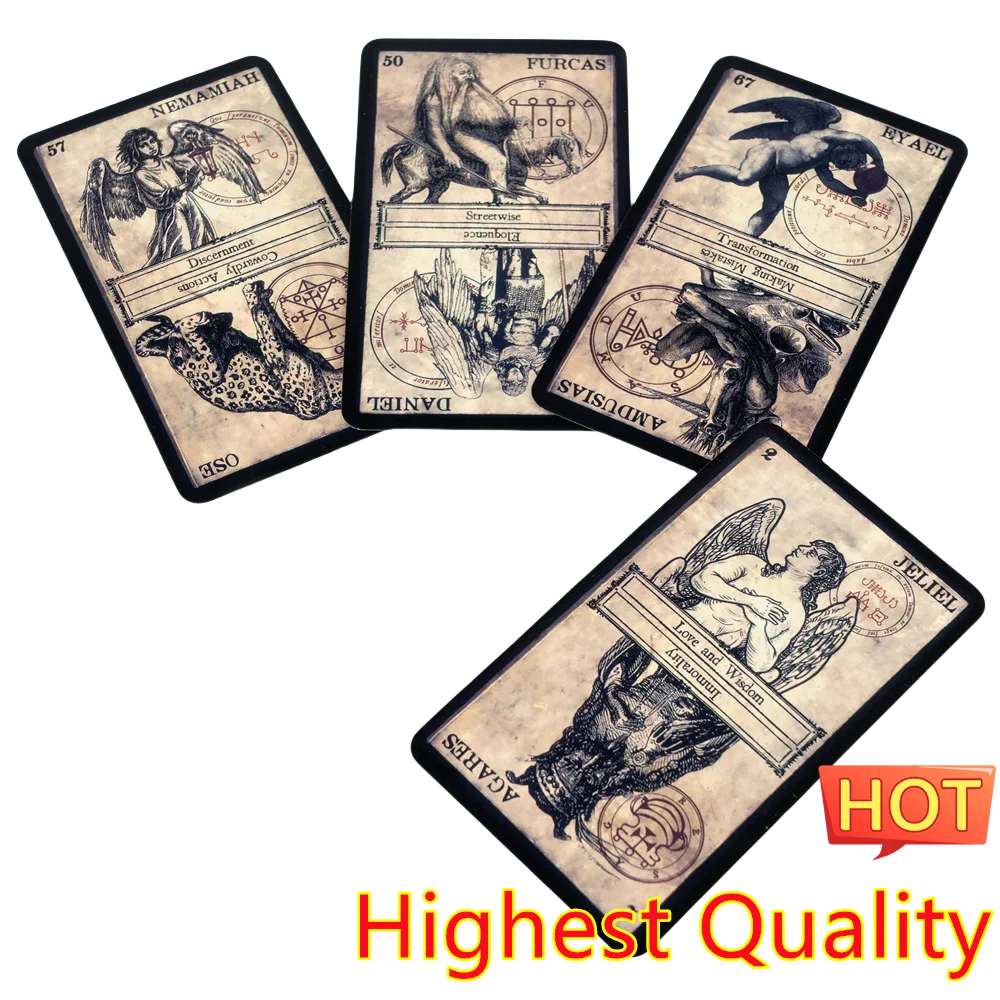 Future Heaven And Hell Oracle Tarot Cards con 6 Guide Cards Spirit Decks giochi di carte per la famiglia tarocchi carte Oracle