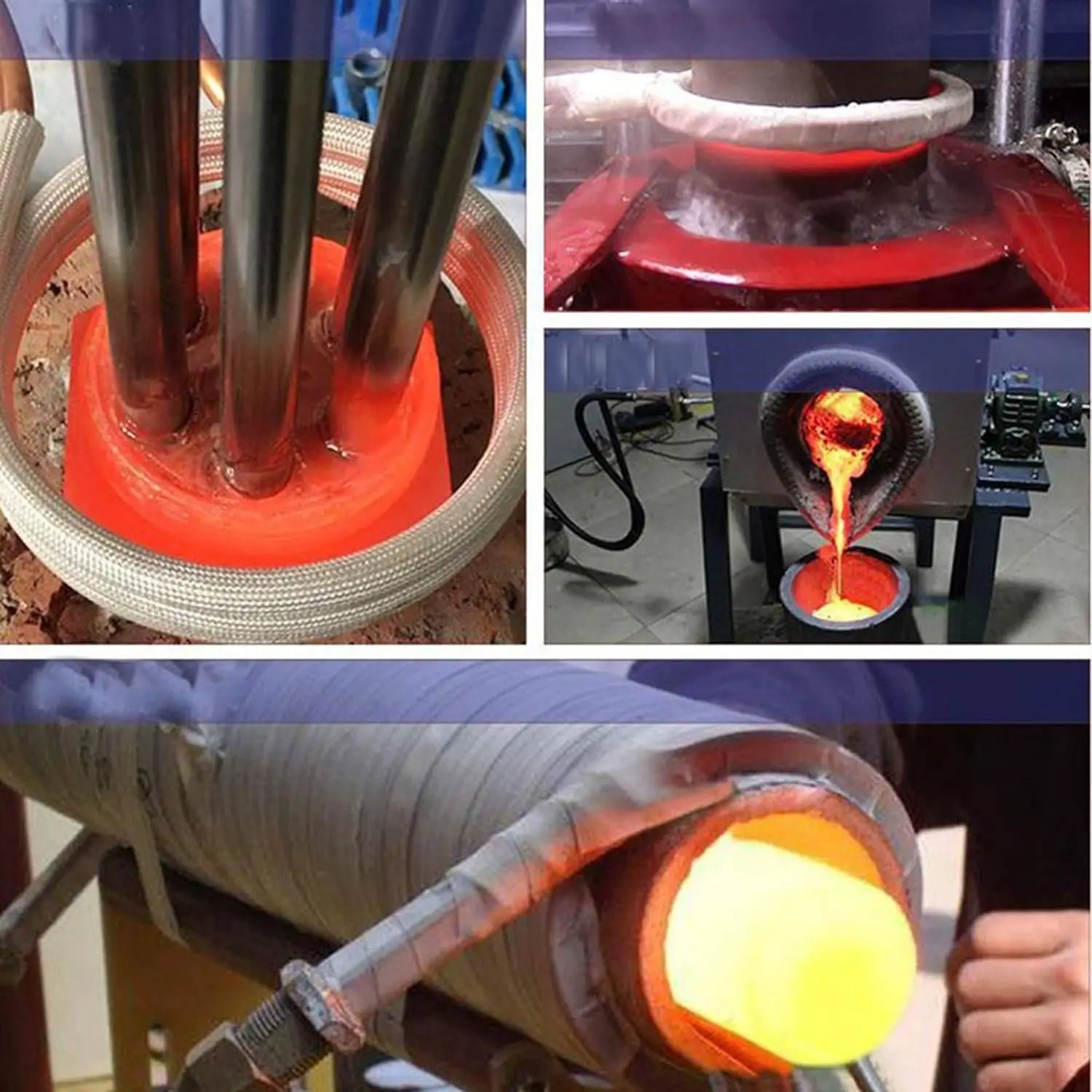 YUYANG 15kW 220V Induction Heating Machine for Copper Melting and Metallurgy Applications Multifunctional