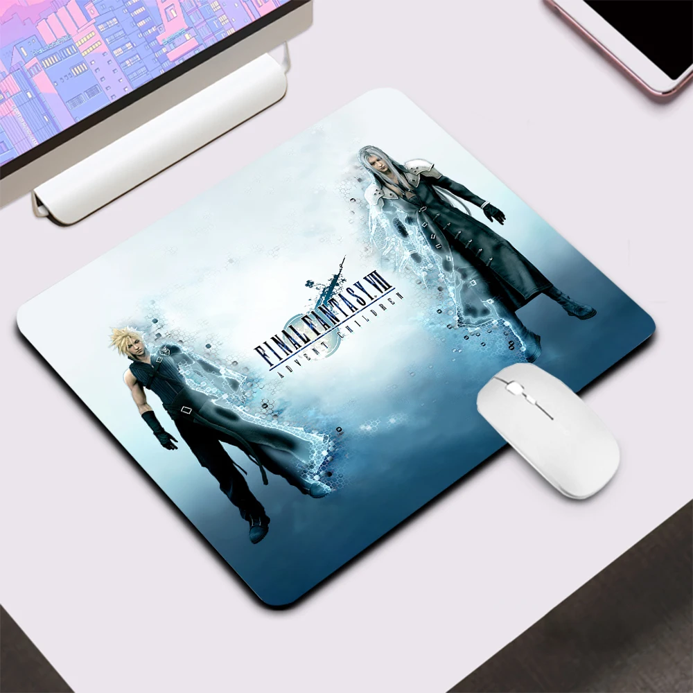 Final Fantasy 7 Small Gaming Mouse Pad Computer Office Mousepad Keyboard Pad Desk Mat PC Gamer Mouse Mat XXL Laptop Mausepad