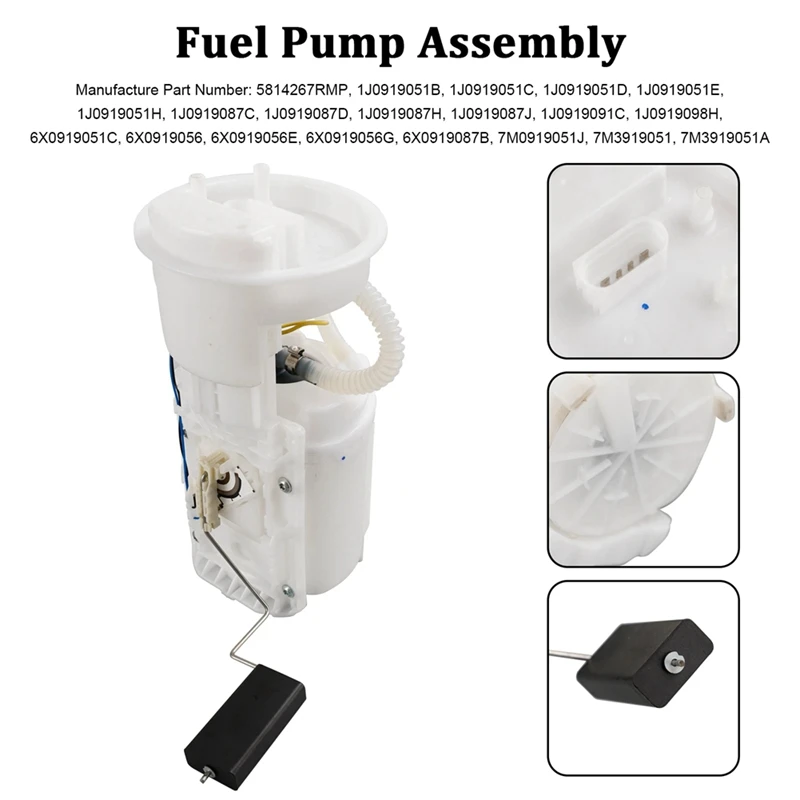 Fuel Pump Assembly 1J0919051B 1J0919051C 1J0919087C 7M3919051 6X0919056 For Volkswagen Polo Golf MK4  A3 Seat Leon