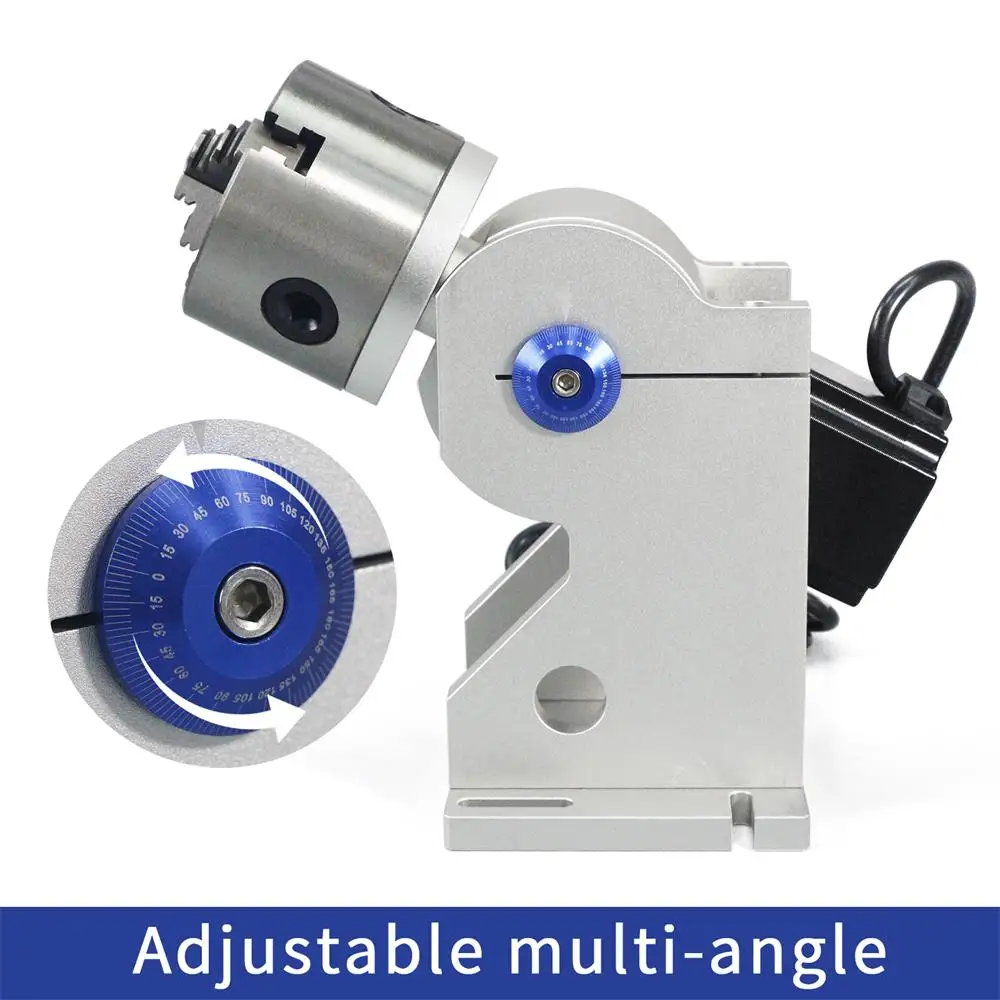 Diaotu Laser engraver with rotary Portable Laser Marking Machine Rotary Small smart Rotary Worktable for Laser Marking Machi