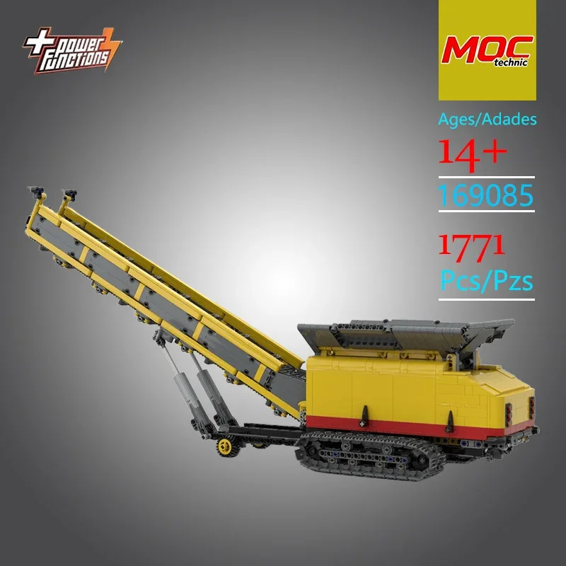 New MOC Self Propelling Hopper Feeder Conveyor Technic Model - Trendy Educational Toys - Fun Building Game Set  Holiday gifts