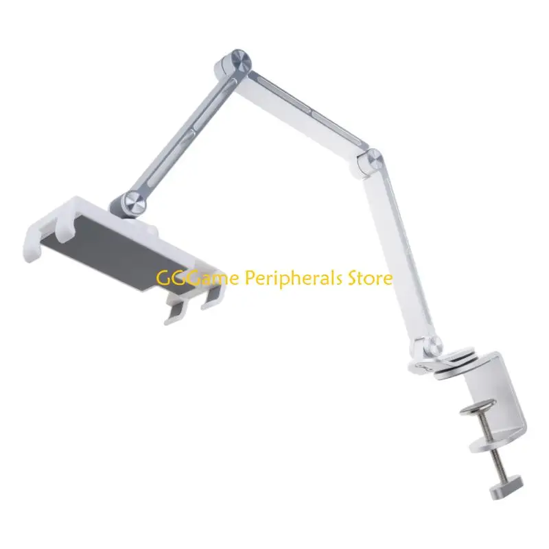 U55B Ergonomic Tablets Computer Arm Stand With 4 Axises Adjustment And Base For Home Office And Travel Use