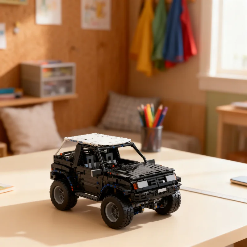 

2637 деталей MOC Suzuki Vitara Black Escudo Sidekick: Техническая модель, строительные блоки, архитектурные конструкторы, рождественский подарок, игрушка, развивающая игрушка