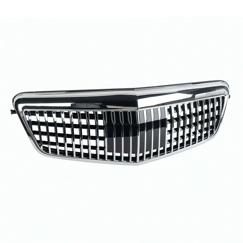 Front Bumper Grille Chrome For Mercedes Benz W212 E-CLASS Maybach 2009-2012  Pre-facelift Body Kit Style