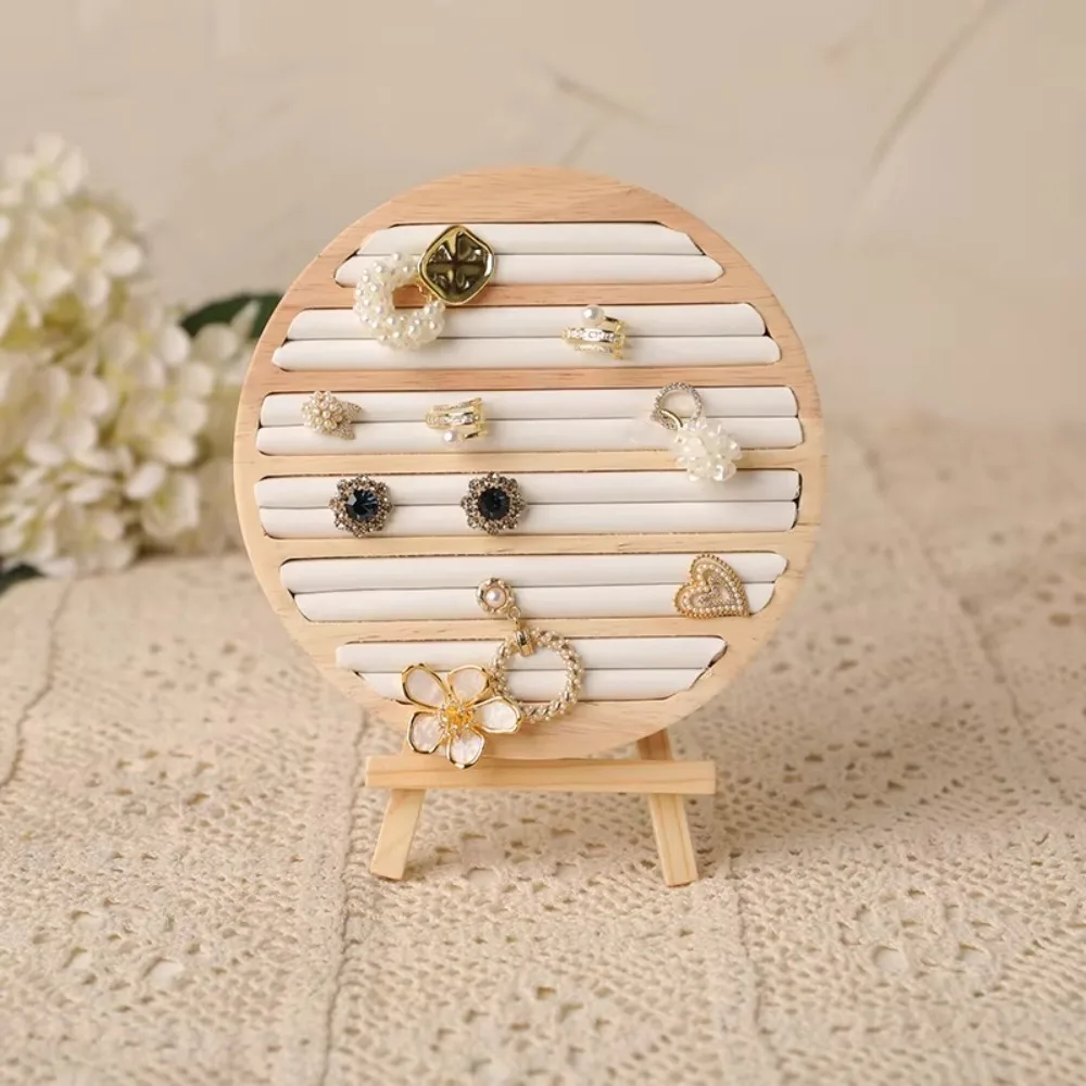 

Круглая форма, стеллаж для хранения ювелирных изделий, лоток для хранения ожерелья, браслета, кольца, держатель для сережек, витрина, бархатная подкладка