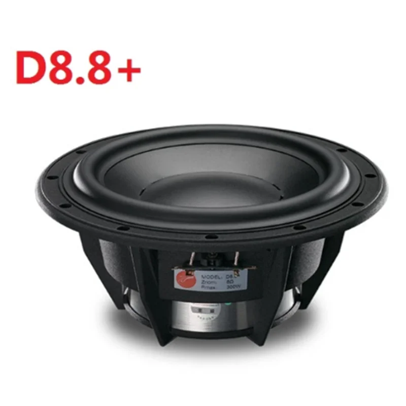 HV-015 D8.8/D8.8 + 8 ''ลำโพงซับวูฟเฟอร์ชุดคนขับหล่อตะกร้าอลูมิเนียม PP กรวย8ohm/150W OD = 242mm รอบ (1ชิ้น)