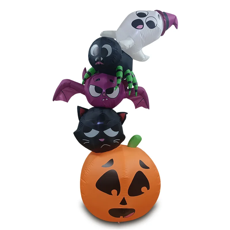 

Halloween Inflatable, Air Model Pumpkin, Ghost, Black Cat, Spider, Bat, Outdoor LED Glow