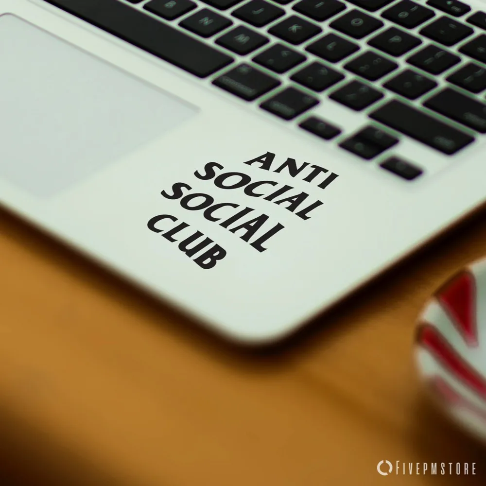 

Anti Social Social Club Stickers for Laptops - Anti Social Club Stickers for Laptop Protectors