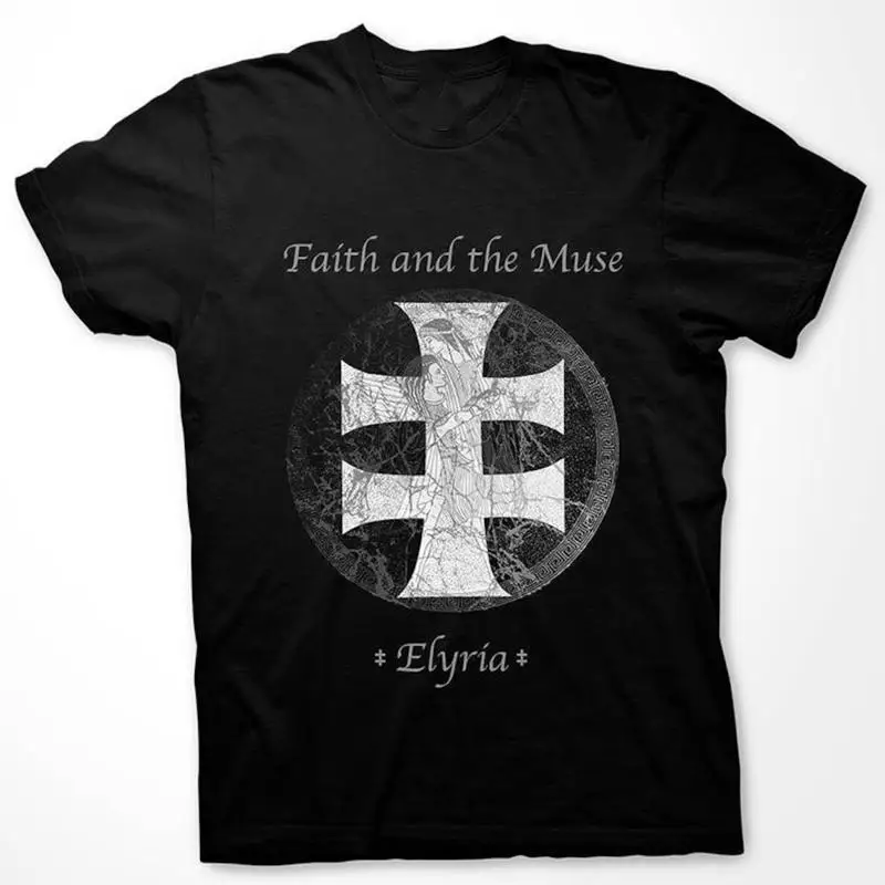 Faith The Muse Elyria T Shirt Cotton Black Size S To 5Xl Nb786
