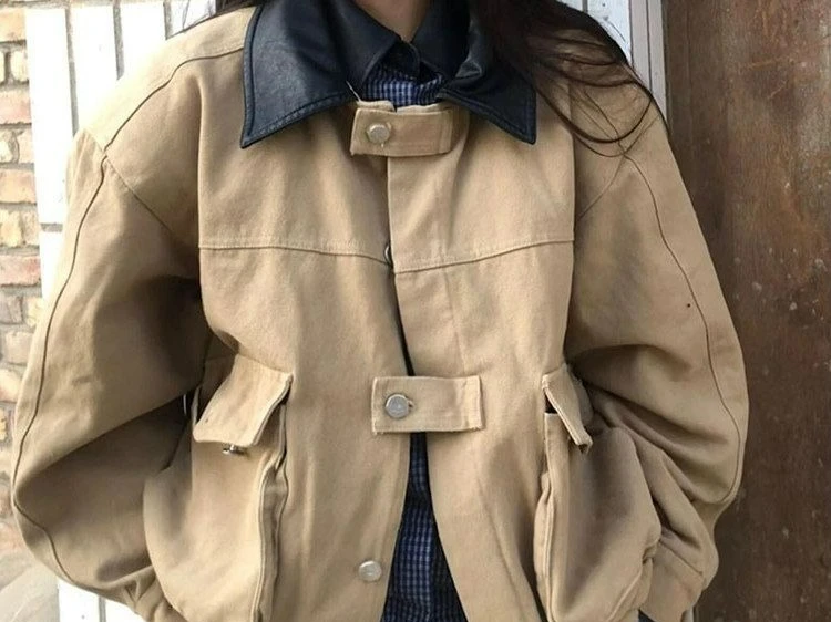 

Новинка сезона 2025 года, рабочая одежда, верхняя одежда, женская куртка, куртка с лацканами, повседневная модная универсальная куртка