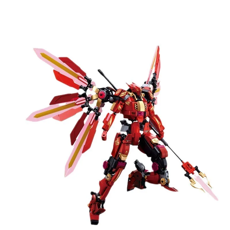 Sluban Mech série Ice Peak Protector embers voyage Athena forme-change robot modèle affichage blocs de construction pour enfants jouets