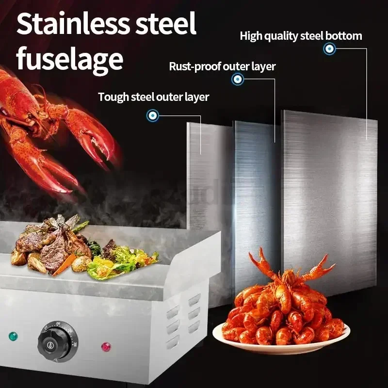 Furnace Grill Pancake Oven Sk Iron Plate Fried Rice Grilled Squid Cold Noodle Sheet Roasting Stall 000W 5