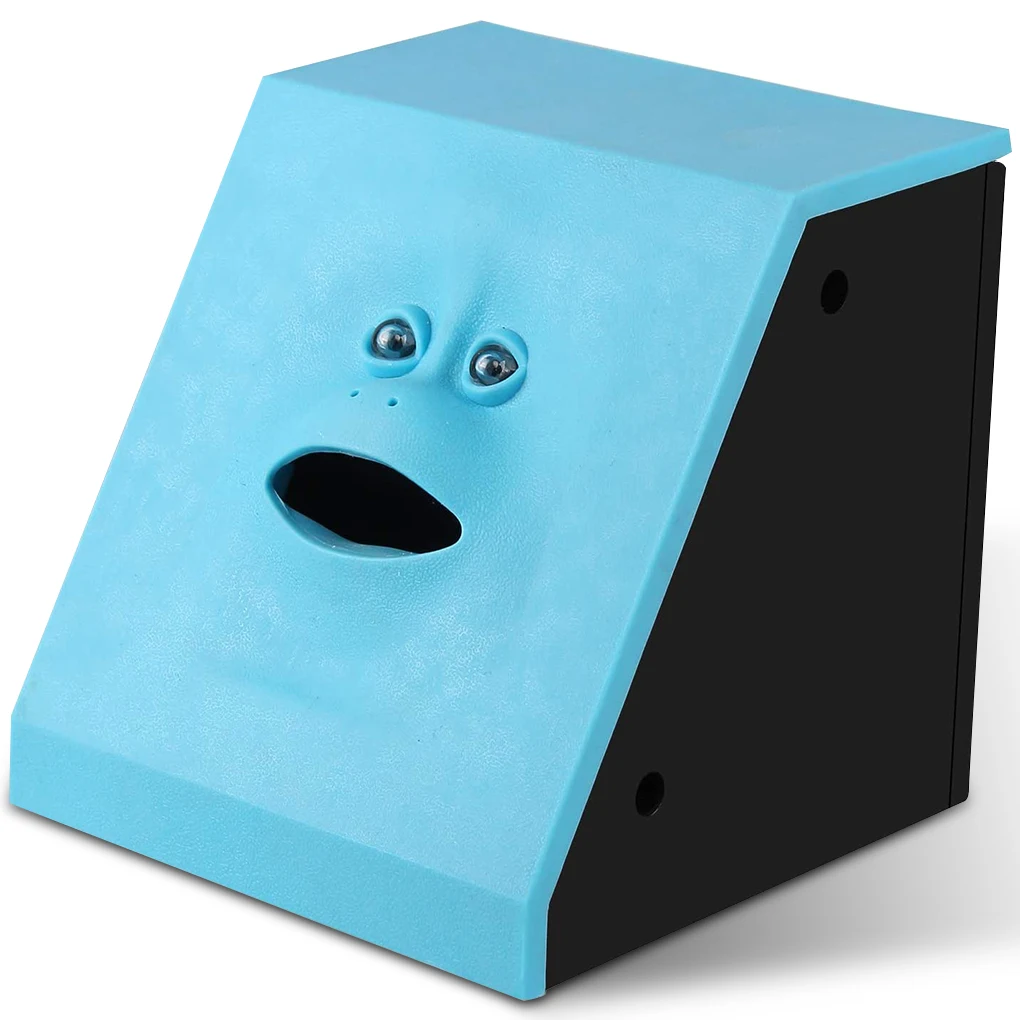 Mini Electric Coin Bank Money Eating Saving Box Children Birthday Funny Toys Kids Personalized Indoor Art Craft