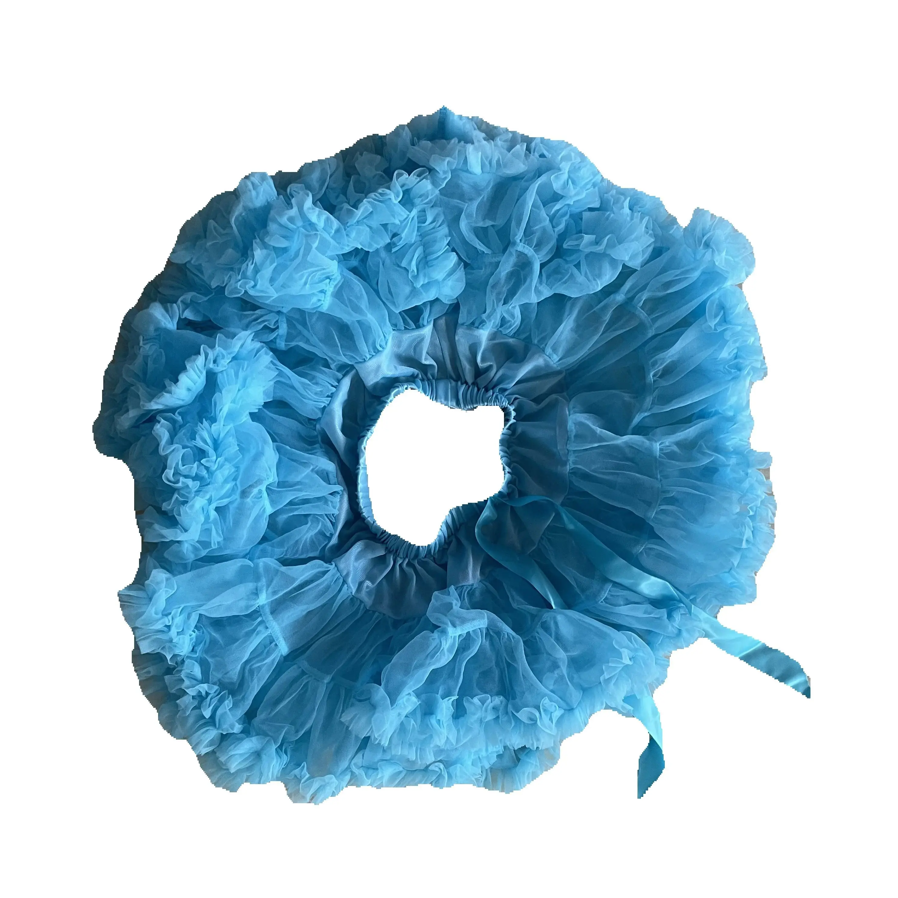 

Синяя юбка-пачка для девочек, полуюбка для детей, идеально подходит для вечеринок, танцев, дня рождения, повседневная одежда, детский наряд, юбка для девочек, пушистая, мягкая