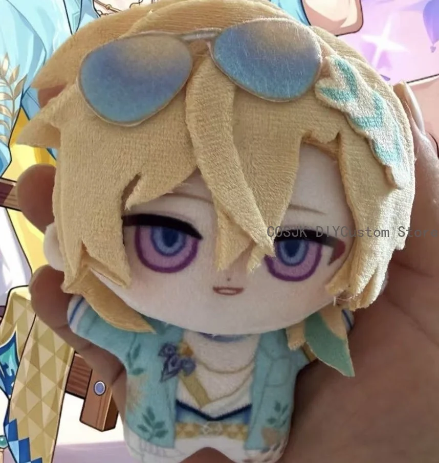 10cm Game Aventurine Print Body Stuffed Cotton Doll Keychain Honkai Star Rail Plush Toy Bag Stuffed Doll Fans Christmas Gift