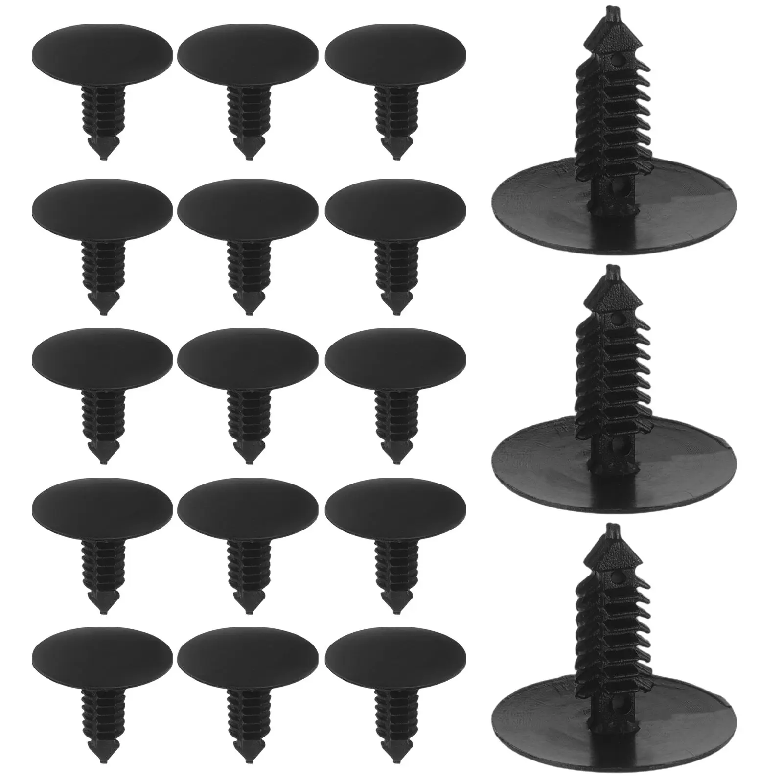 

50pcs Car Door Decorative Panel Retainer Clips Plastic Fastener Lining Repair Pins Automotive Bumper Trim Kit Headliner