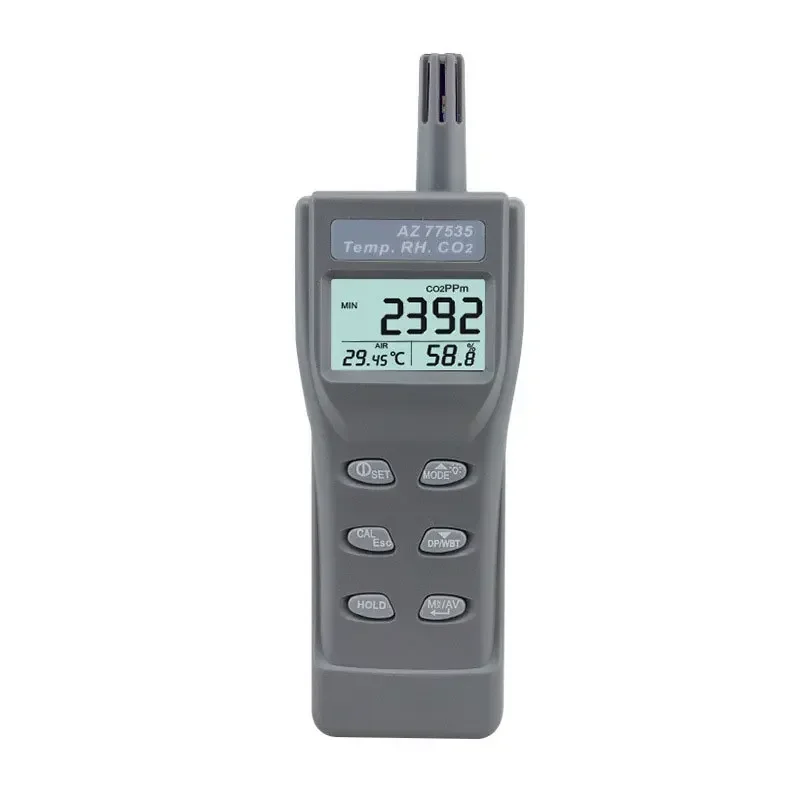 

Handheld CO2 Detector with Temperature and Humidity Function, Equipped with Carry Box