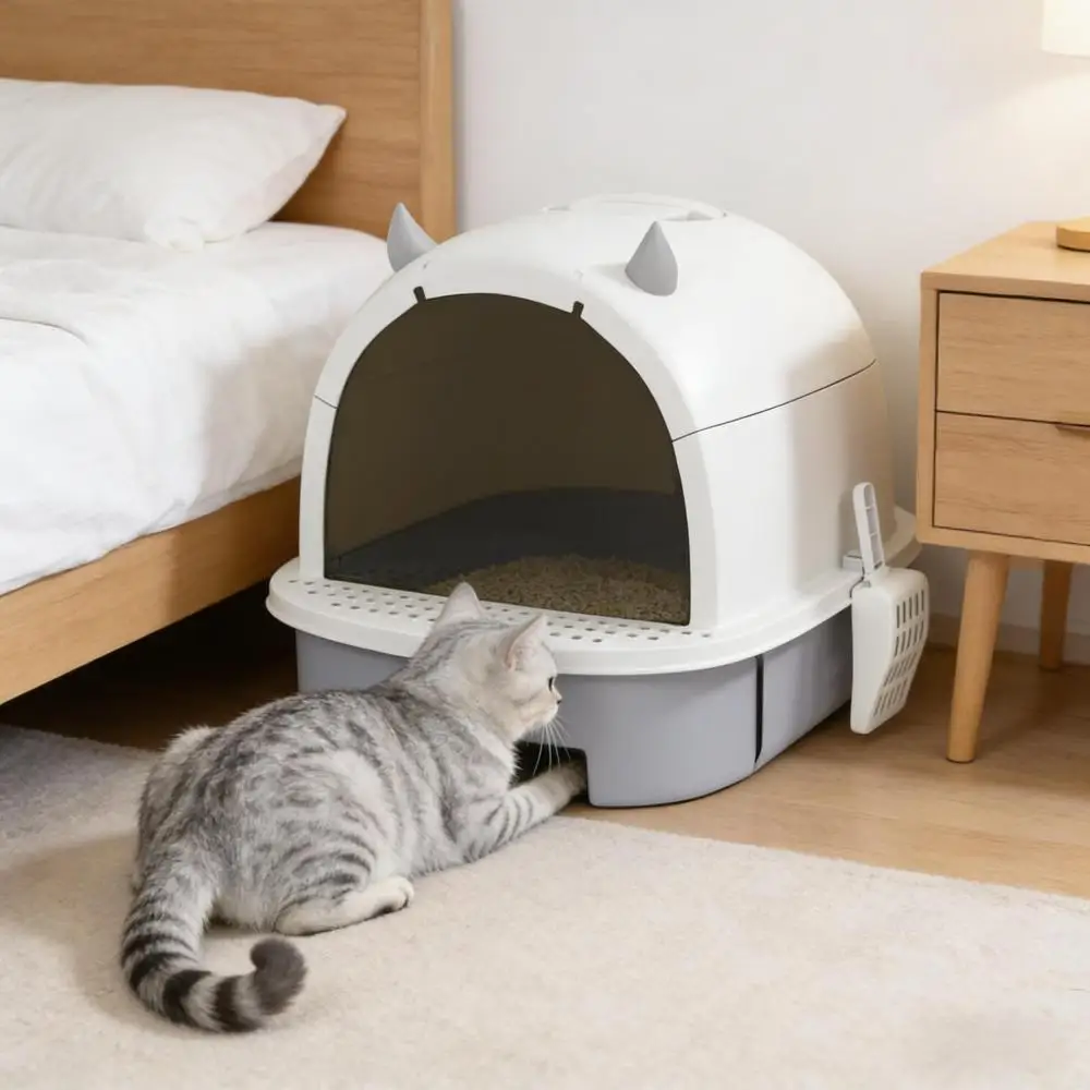 

Easy to Clean Cat Litter Box