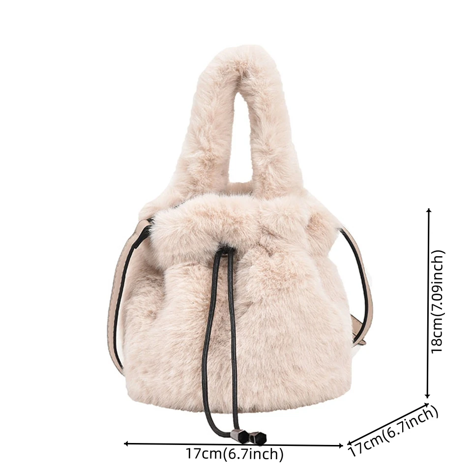 Casual Crossbody Bags High Quality Brand Female Messenger bag Plush Fashion Tote Handbag Shoulder bag for Women