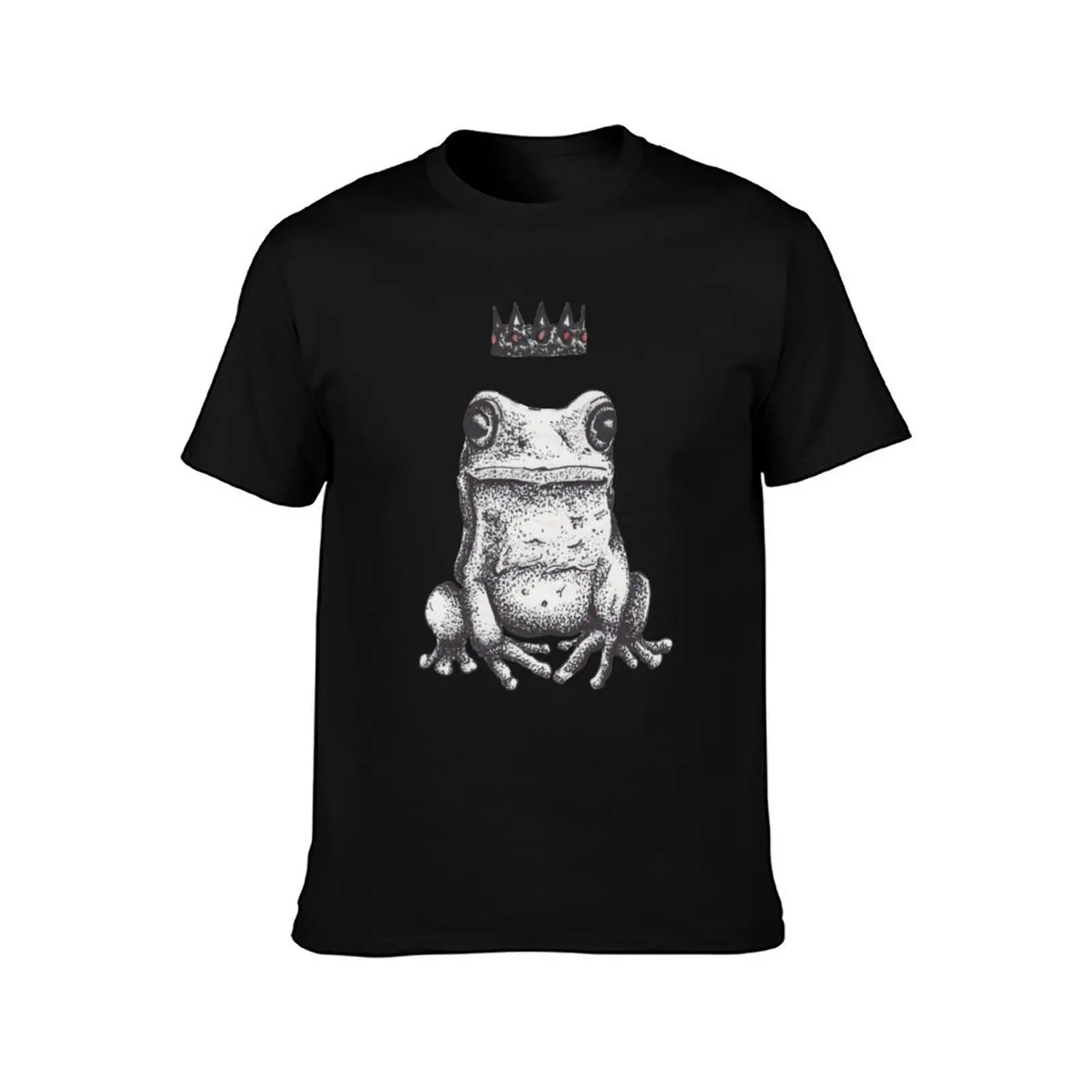 King froggy T-Shirt Big Size Short Sleeve Casual Top T-Shirt