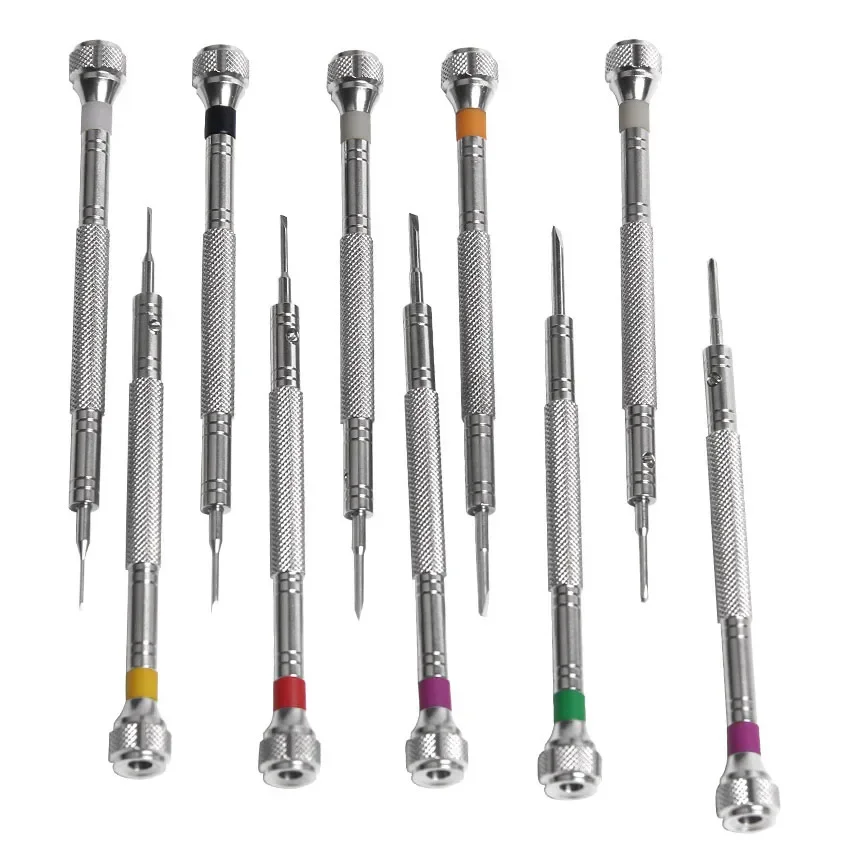 0.6mm-2.0mm Precision Stainless Steel Screwdrivers Watch Repair Tool Screwdrivers Phone Camera Glasses Repair Screwdrivers