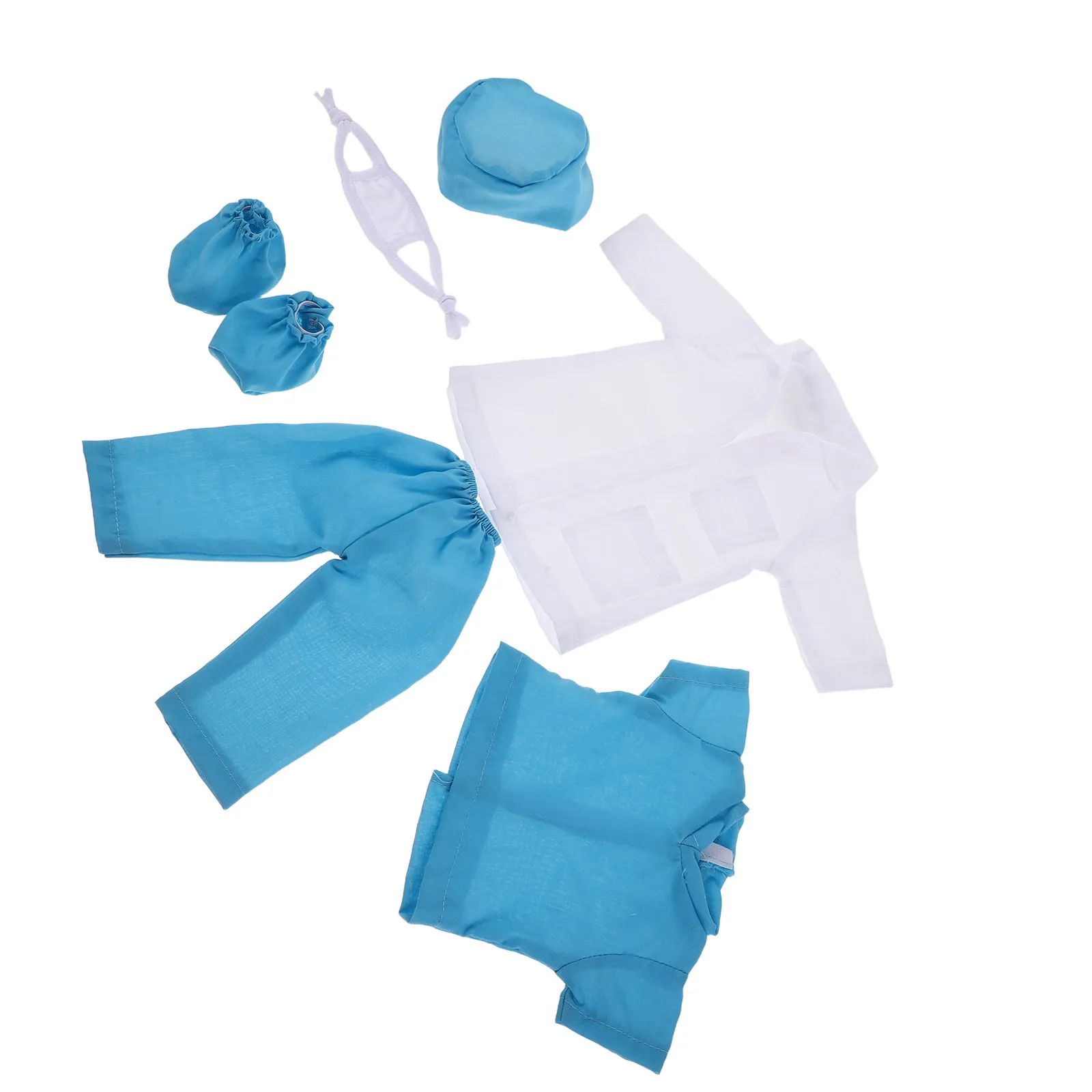 

1Set 18-Inch Doctor Costume Outfit Realistic Coat Replacement Playset Dress Up Accessories for Pretend Play