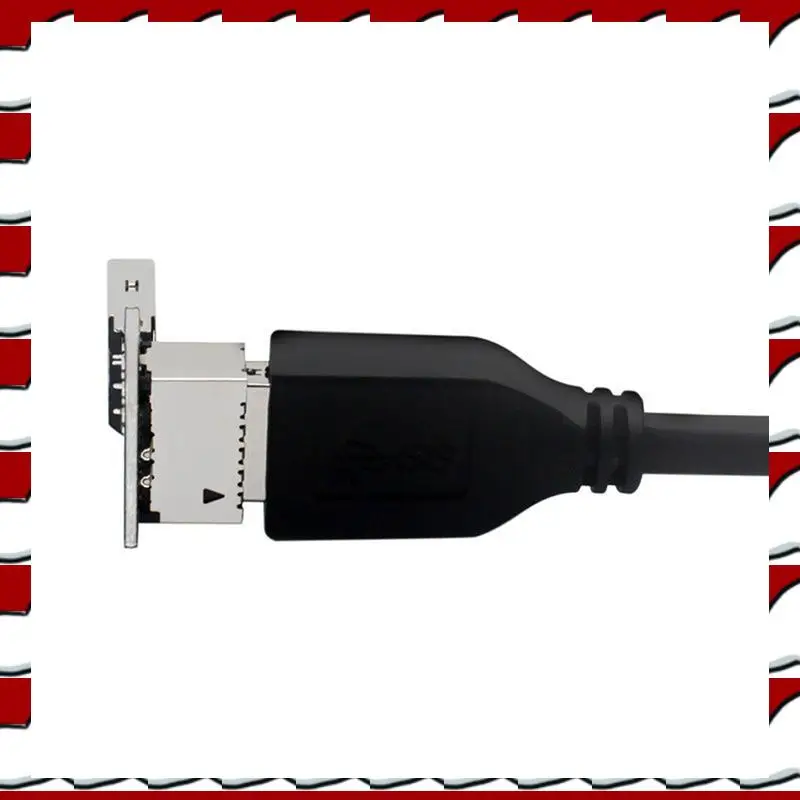T35C USB3.1 10G Computer Motherboard Type-E 90 Degree Front Type-C Installed Wiring Converter Connector Adapter A