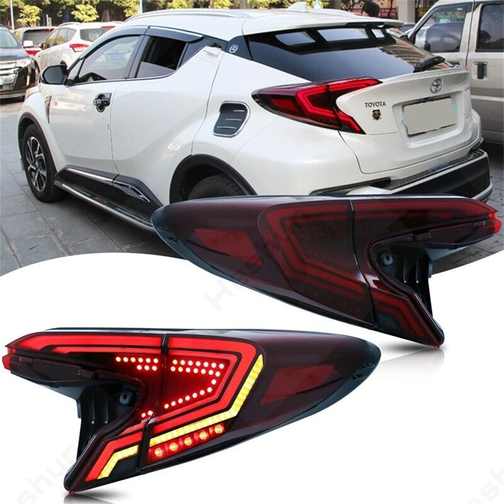 Światła tylne do Toyoty C-HR CHR 2018 2019 2020 tylne światło tylne para tylnych świateł LED montaż amortyzacja