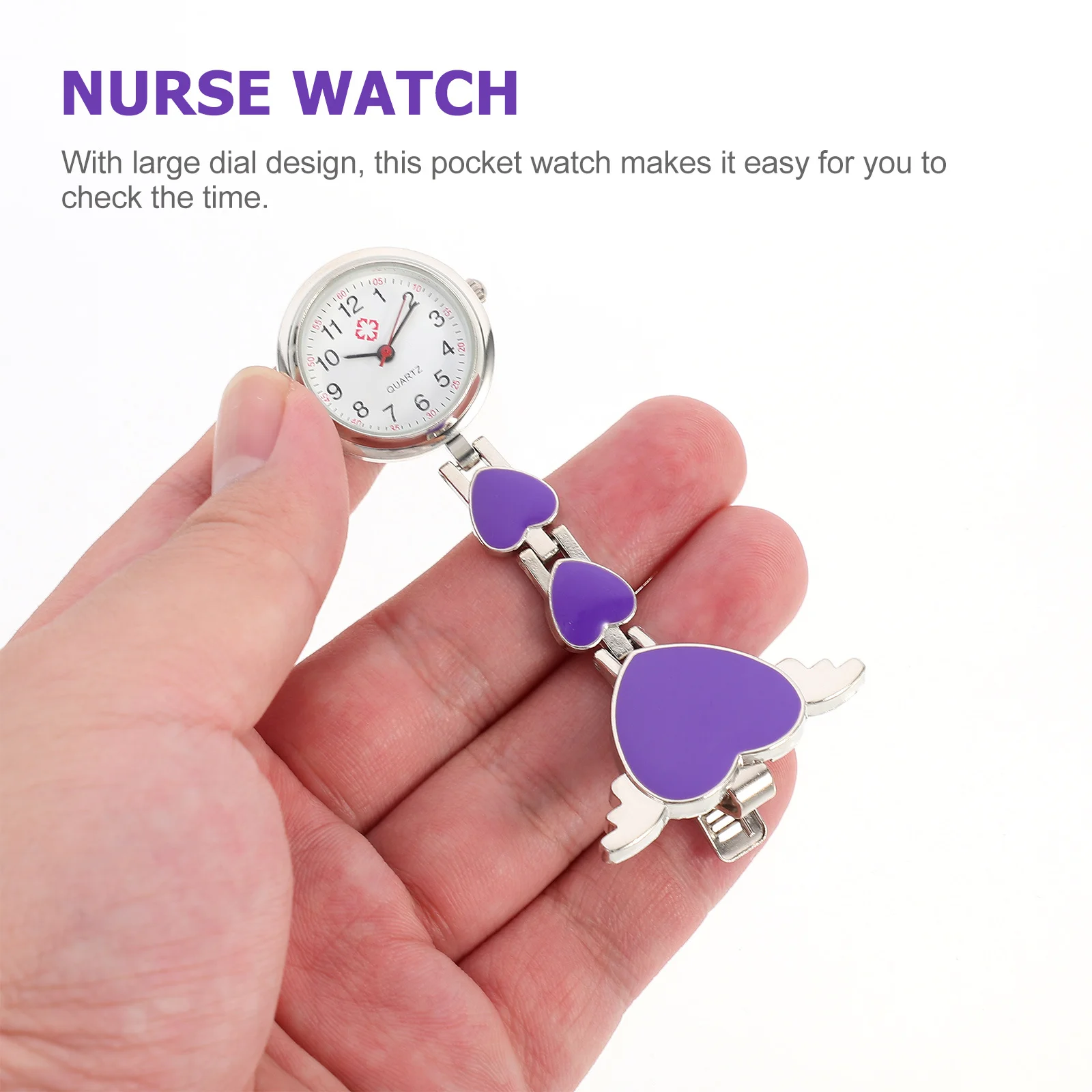 

Creative Quartz Watch Large Dial Lightweight Nurse Pocket Watch For Women Doctors Medical Professionals Fashion Pendant