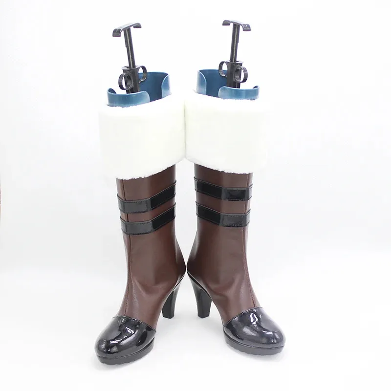 

New Anime Vtuber Hololive Yukihana Lamy Cosplay Boots Shoes Halloween Accessories Custom Made