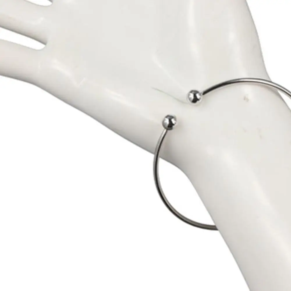 Classic Silver Plated Gifts Mens/Womens Fashion Jewelry Bracelet Adjustable Bangles