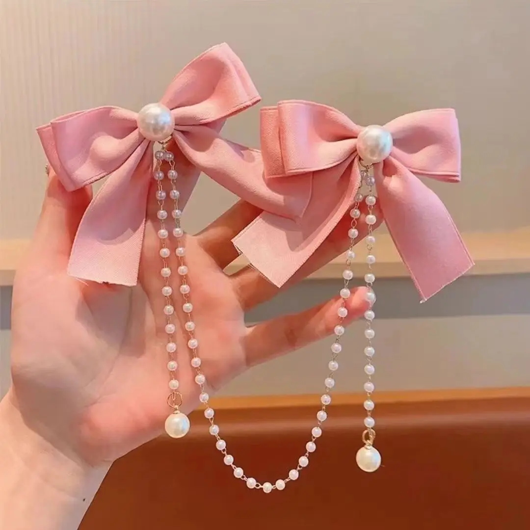 Bow Tassel Hair Cli…