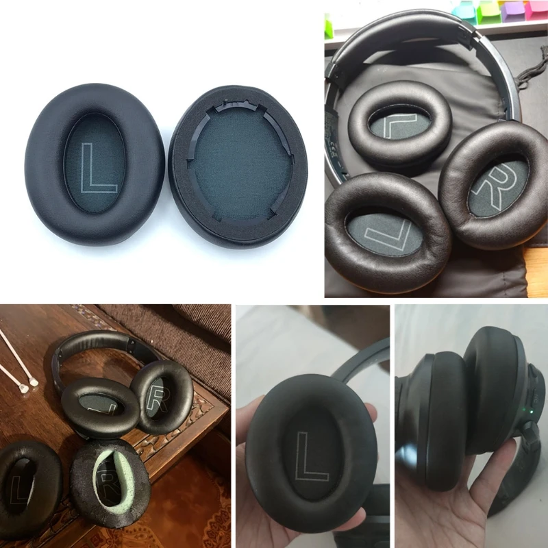 T8WC 2x Ear Cushion Cover Fit for Anker-soundcore Life Q20 Ear Pads Gifts Men Women