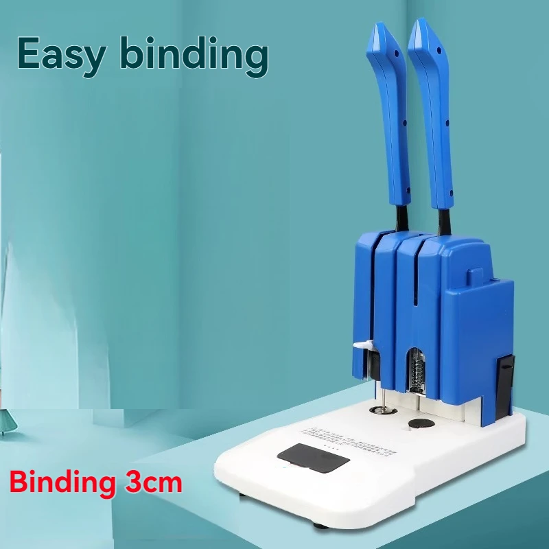 GD30 Binding Machine Manual Hot Melt Rivet Tube Financial Contract Drilling Machine Fully Automatic Adhesive Loading Machine