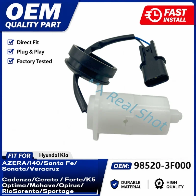 98520-3F000 Windshield Washer Fluid Level Sensor Washer Reservoir Float Switch For Hyundai Santa Fe 2006-2012 OEM Replacement