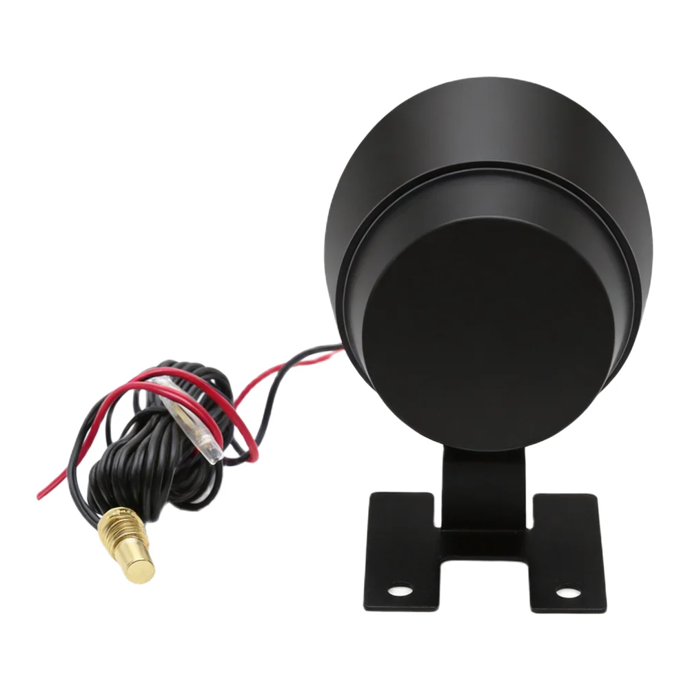 Automotive Dual Function Gauge 2in 52mm LED Display Measures Water for temp 14F-248F and DC Voltage 9V-36V with Visual Audio