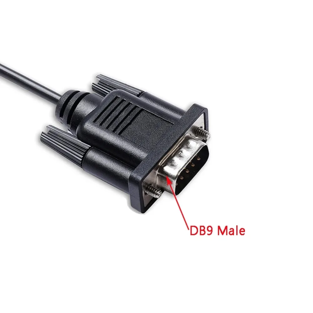 Kabel szeregowy RS232 DB9 męski na Mini Din 8P do połączeń Delta DVP PLC i DOP HMI – przemysłowy kabel komunikacyjny