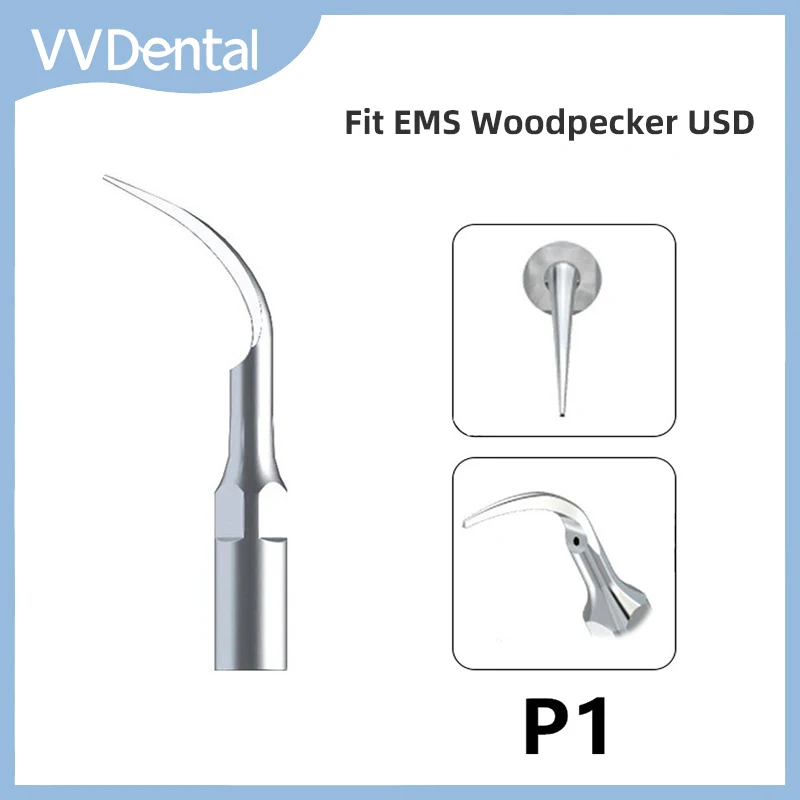 VV Dental Ultrasonic  Scaler Tip Tooth Cleaning Machine Cutter Head Endo Perio Scaling Fit EMS Woodpecker USD Scaler Handpiece