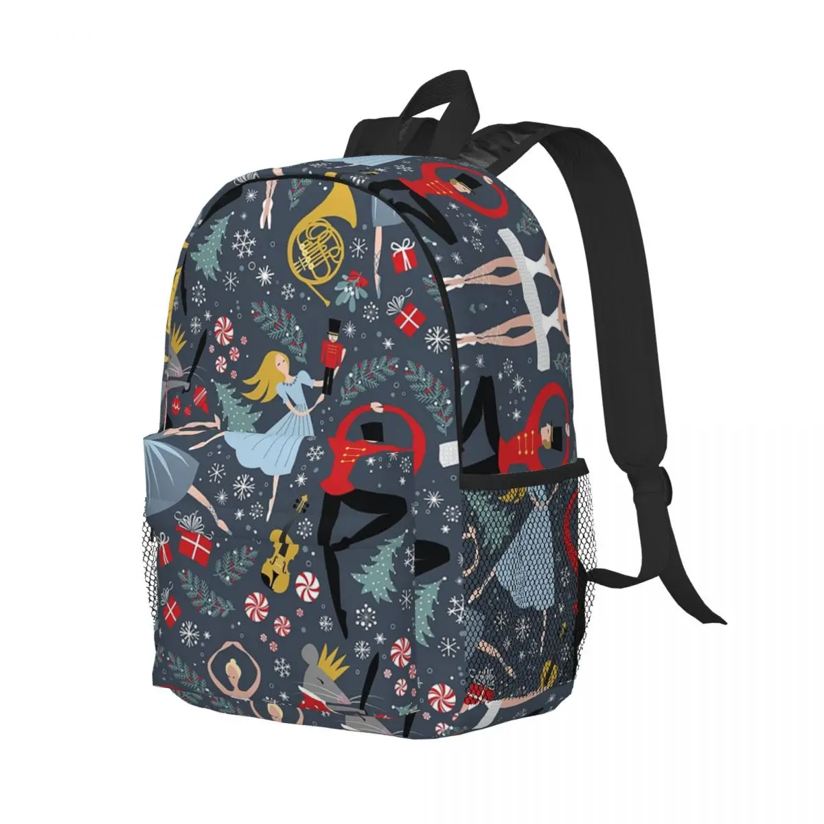 Clara's Nutcracker Ballet Antibodies by C.514 ens Backpacks, Boys Girls Bookbag, Students School Bags, Travel Rucksack, Initiated Bag