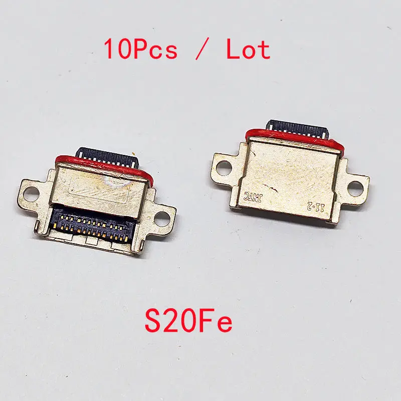 10pcs For SamSung Galaxy S24 S23 S22 S21 S20 Plus Ultra A22 A12 A11 A51 A71 A52 A72 A73 A03S USB Charging Port Charger Connector