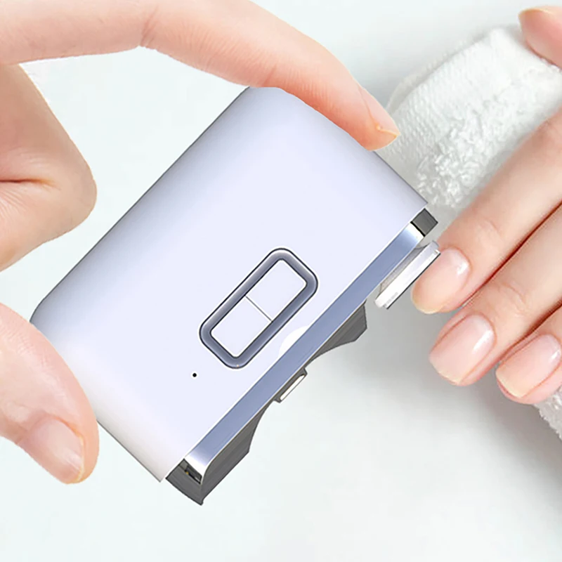 

Electric Toenail Clipper, 2-in-1 Cutting And Grinding Automatic Nail Clipper, 2-Speed Electric Nail Trimmer With LED Light