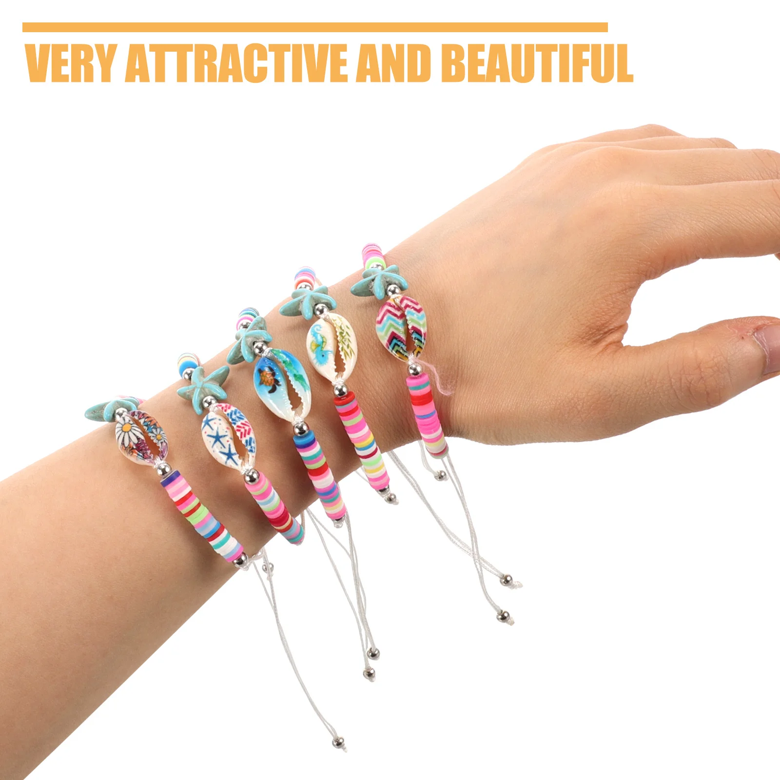 

12Pcs Colorful Hawaiian Beaded Bracelets Adjustable Summer Beach Jewelry Set Women Bead Charm Wristband Hawaiian Beaded Bracelet