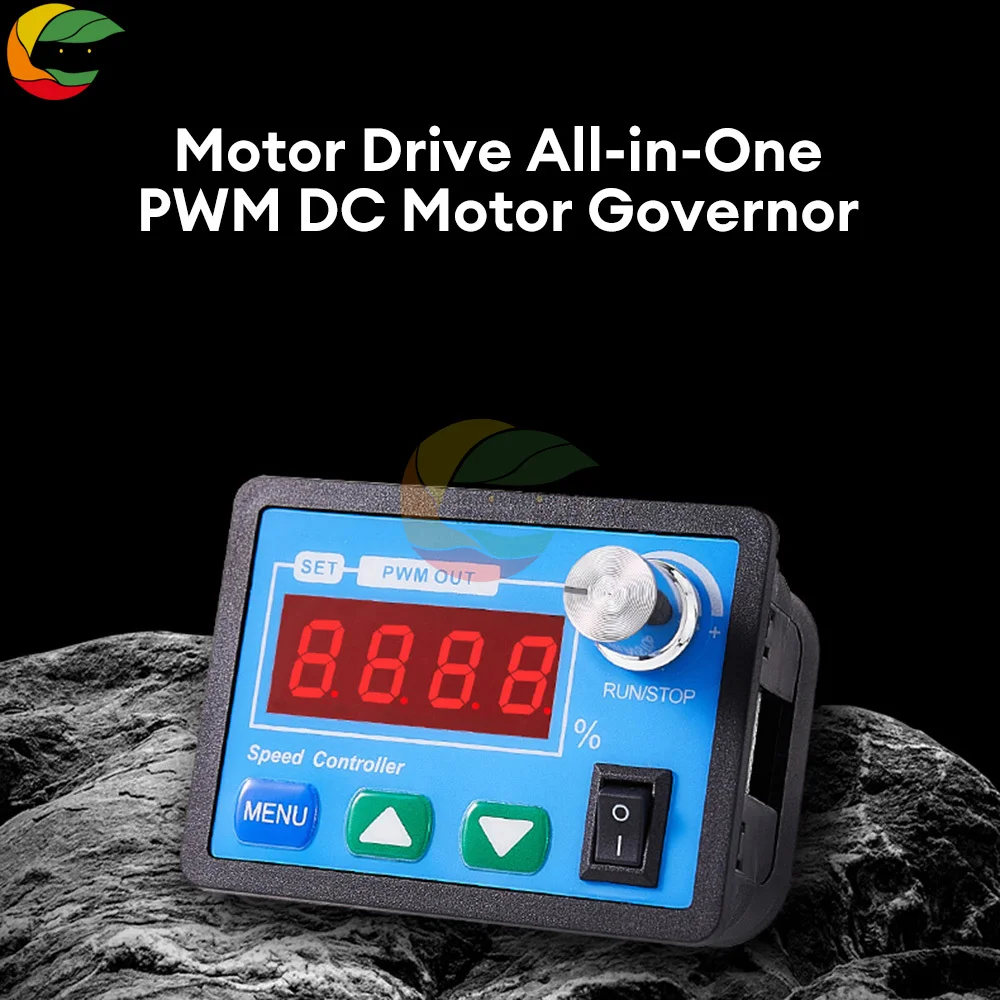 PWM Motor Speed Controller PWM Adjustable Speed Regulator Generator DC6-55V 30A Motor Governor with Dual Protection