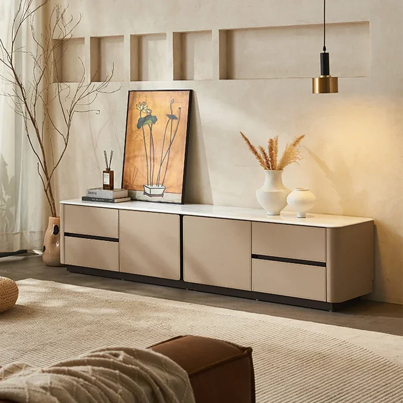 

Мобильный современный кофейный ТВ-шкаф, монитор, роскошный итальянский природный динамик, ТВ-шкаф, ящик, Mueble Para Tv, мебель для гостиной