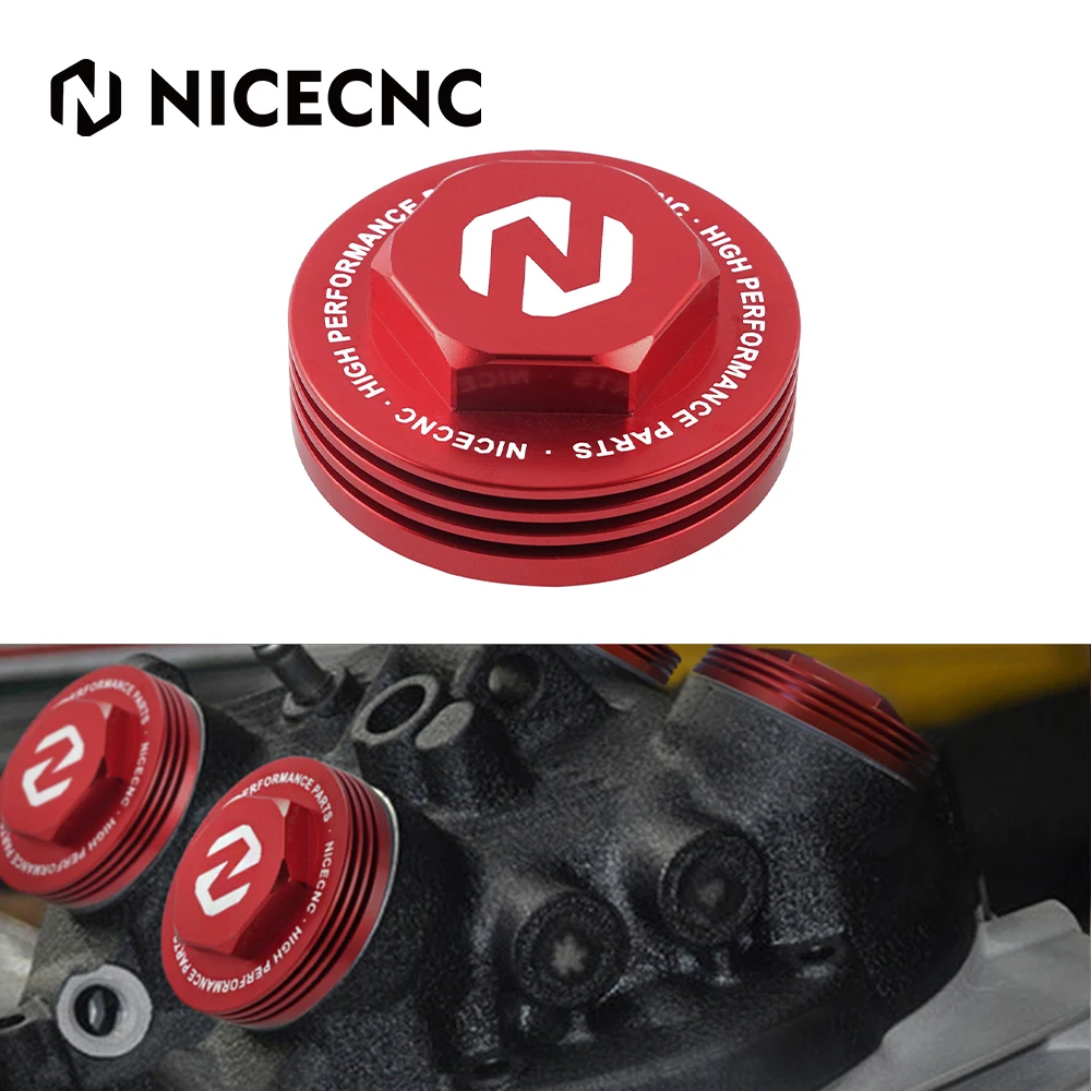 

NICECNC Valve Tappet Cover Guard Cap Plug For Honda XR650L XR600R XR 650L 500R XL 350R 600R GB 500 NX 650 Motorcycle Accessories
