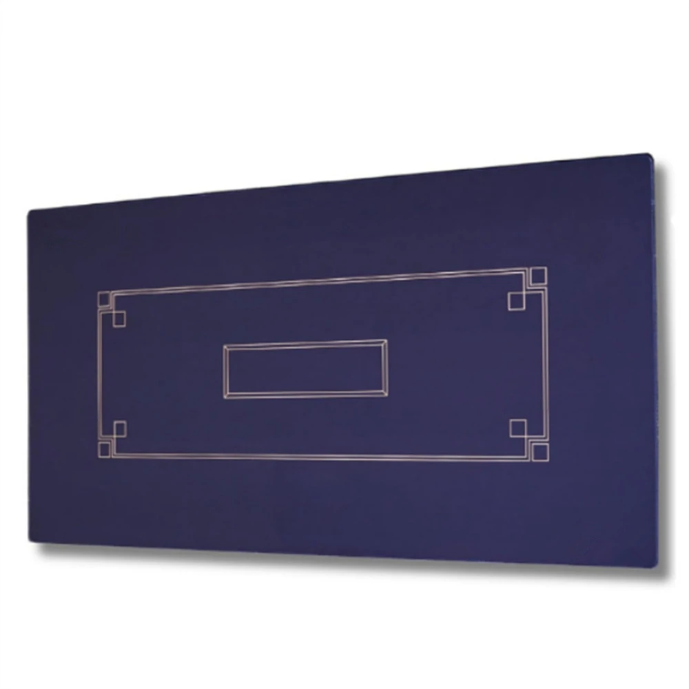 

Rubber Thickened Texas Hold'em Poker Mat Anti-slip Larger-sized Casino Poker Mahjong Game Table Mat for Entertainment Accessory