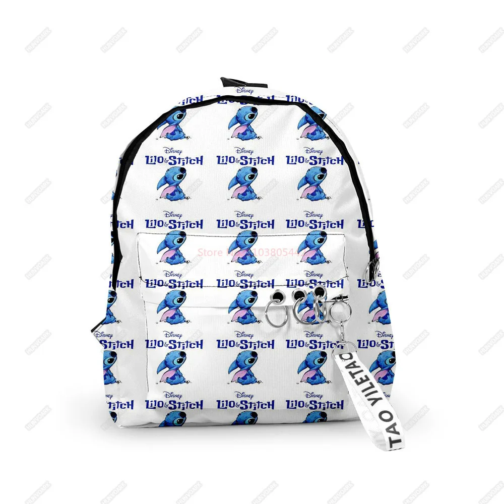 Cartable imprimé dessin animé Stitch, sac à dos pour élèves du primaire et du secondaire, sac à dos de loisirs de grande capacité, nouveau, 2024