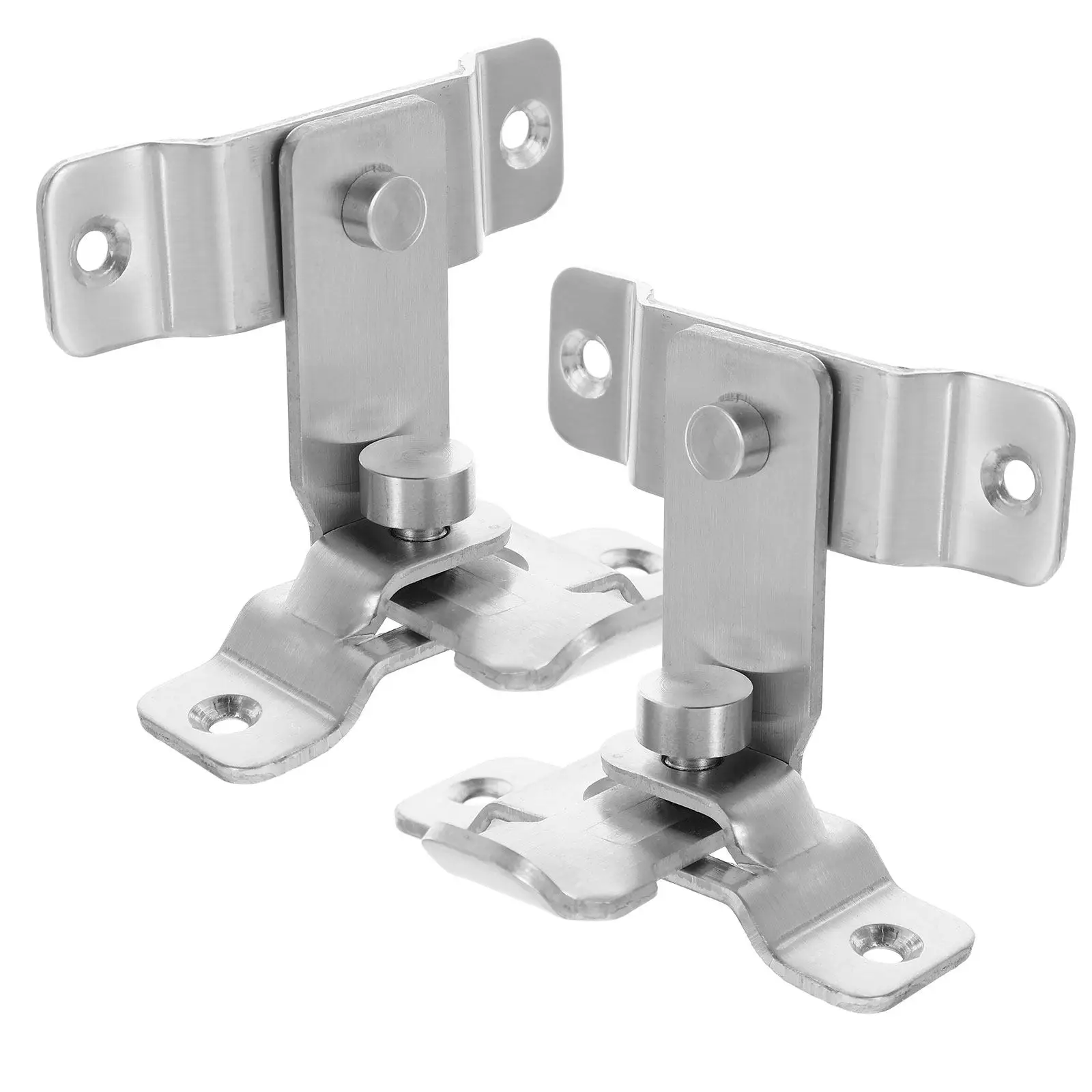 

Комплект из 2 прочных замков-защелок из нержавеющей стали для дверей, с гладкой матовой поверхностью, без царапин при установке, для деревянных дверей