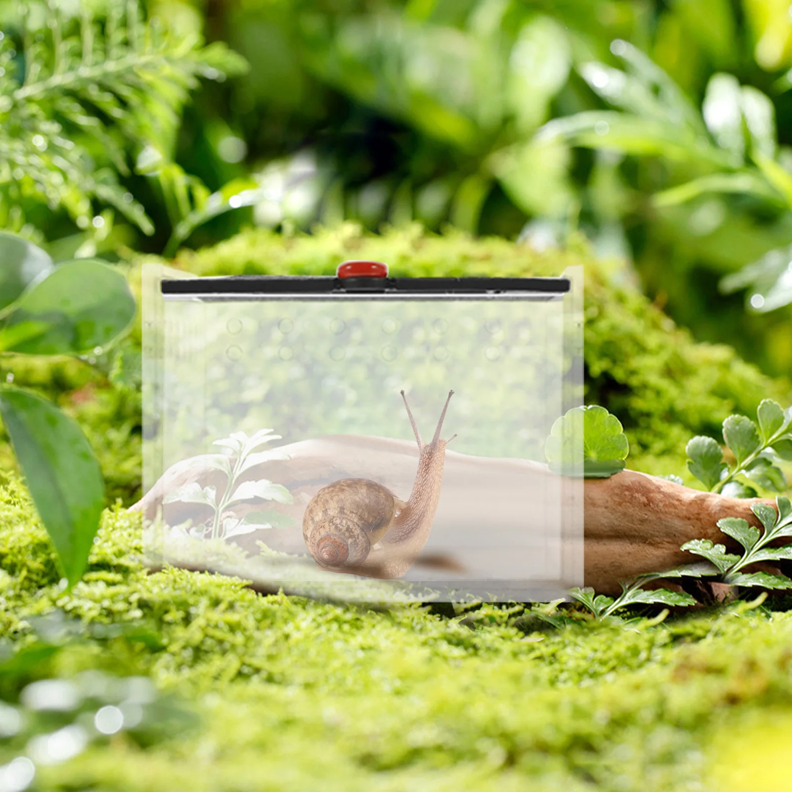 

Clear Acrylic Reptile Feeding Box Efficient Ventilation for Spiders Lizards Snails Tarantulas Small Animal Terrariums Reptile